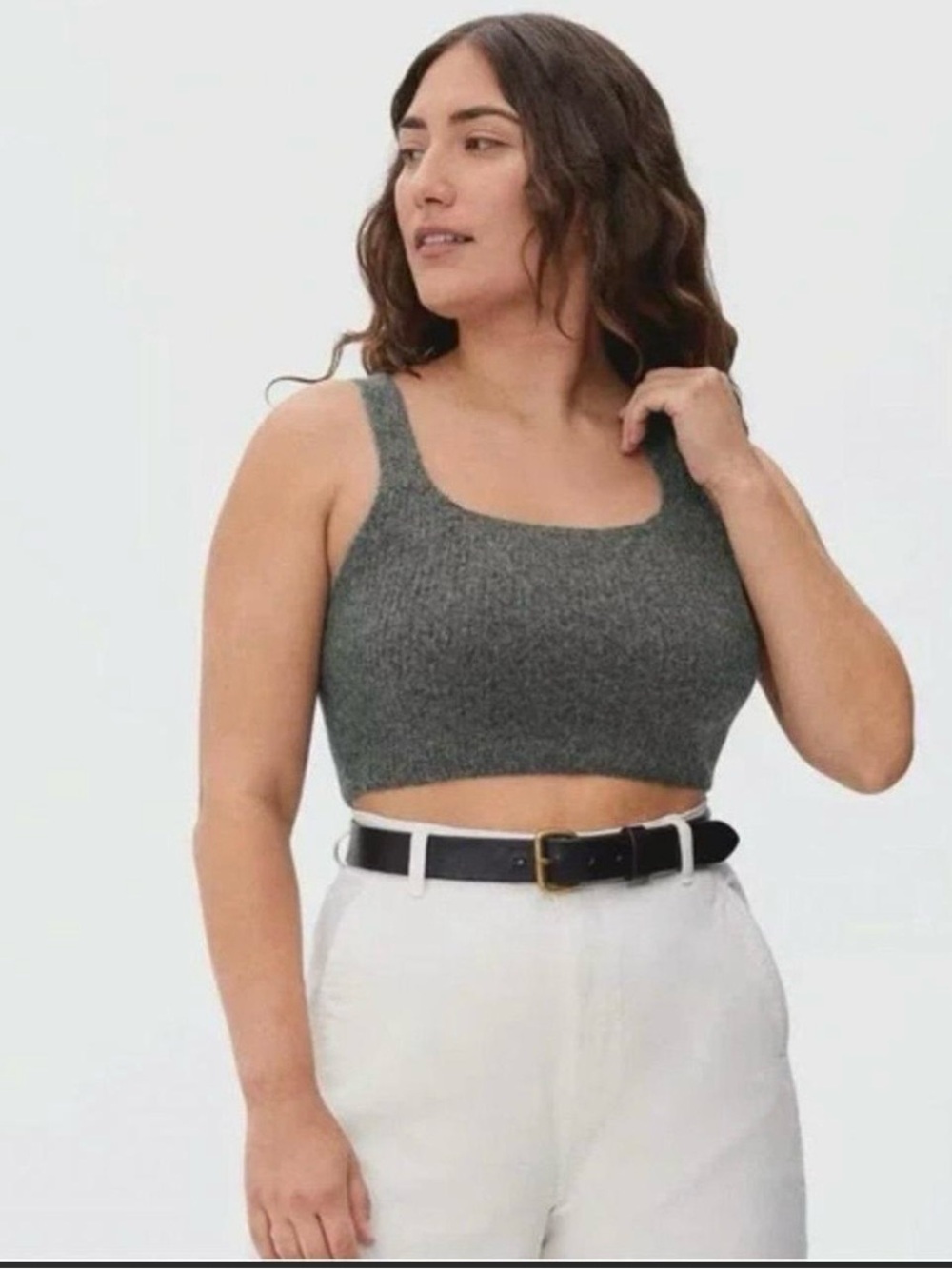NWT Everlane Wool Cropped Tank Top | Size: L